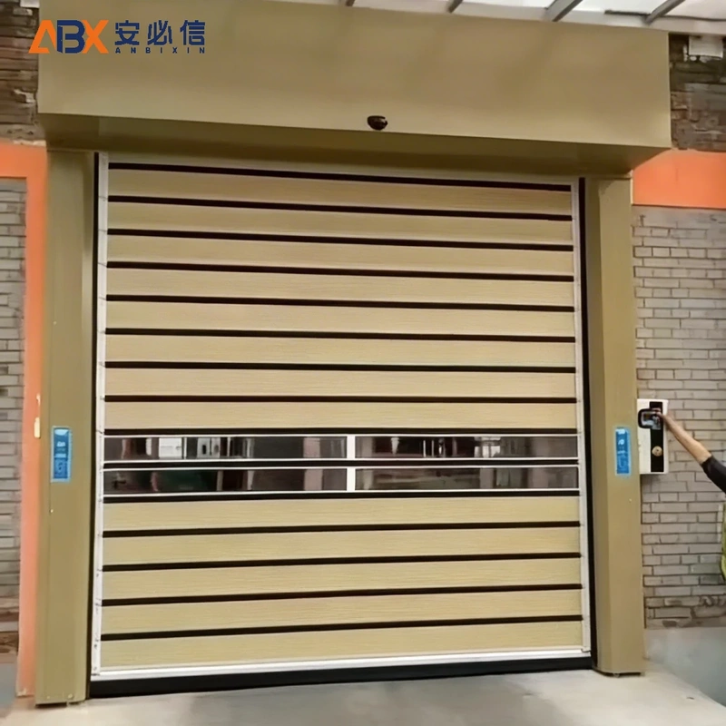 白银螺旋式高速门